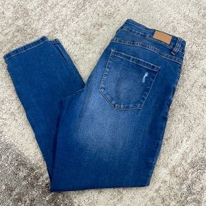 Mid rise skinny jeans